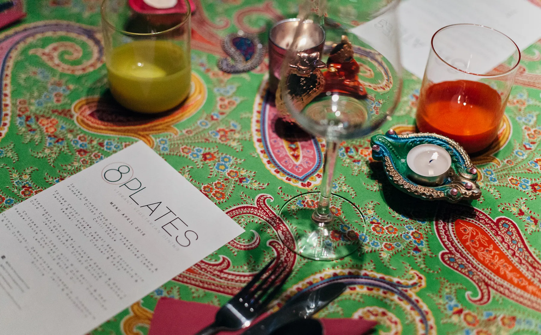 Vibrant 5 Course Indian & Middle Eastern Feast - 1074453