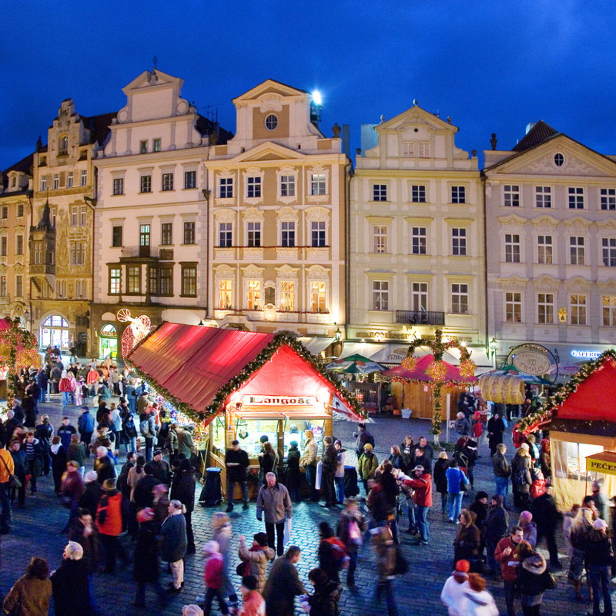 Tour the famous Christmas markets of Prague