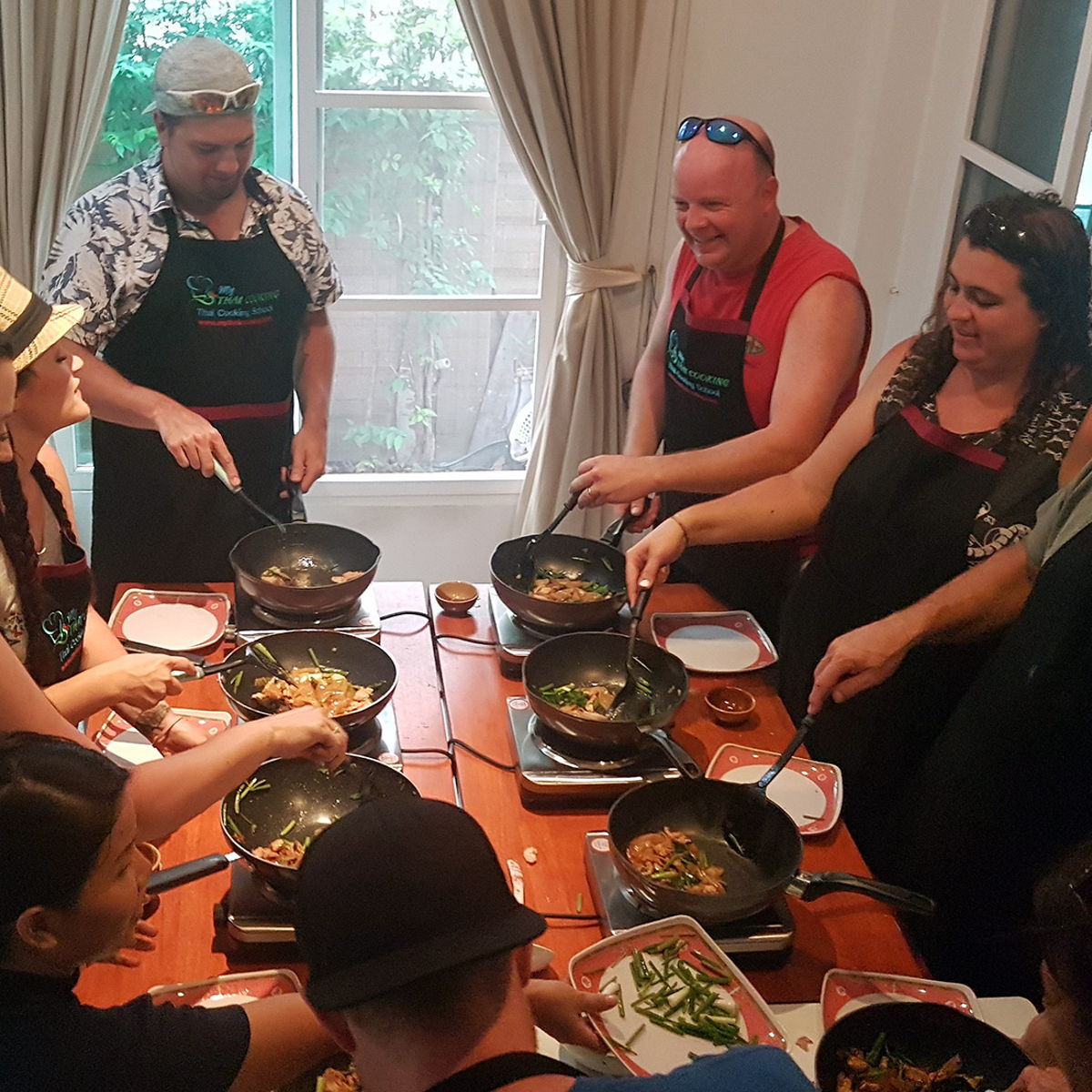 Authentic Thai cooking class and market tour in Bangkok