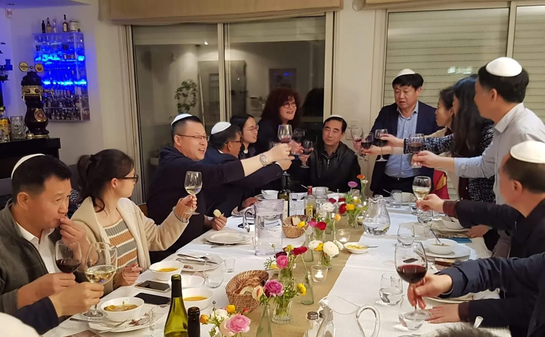 Traditional Israeli Jewish  Shabbat dinner - 1243339