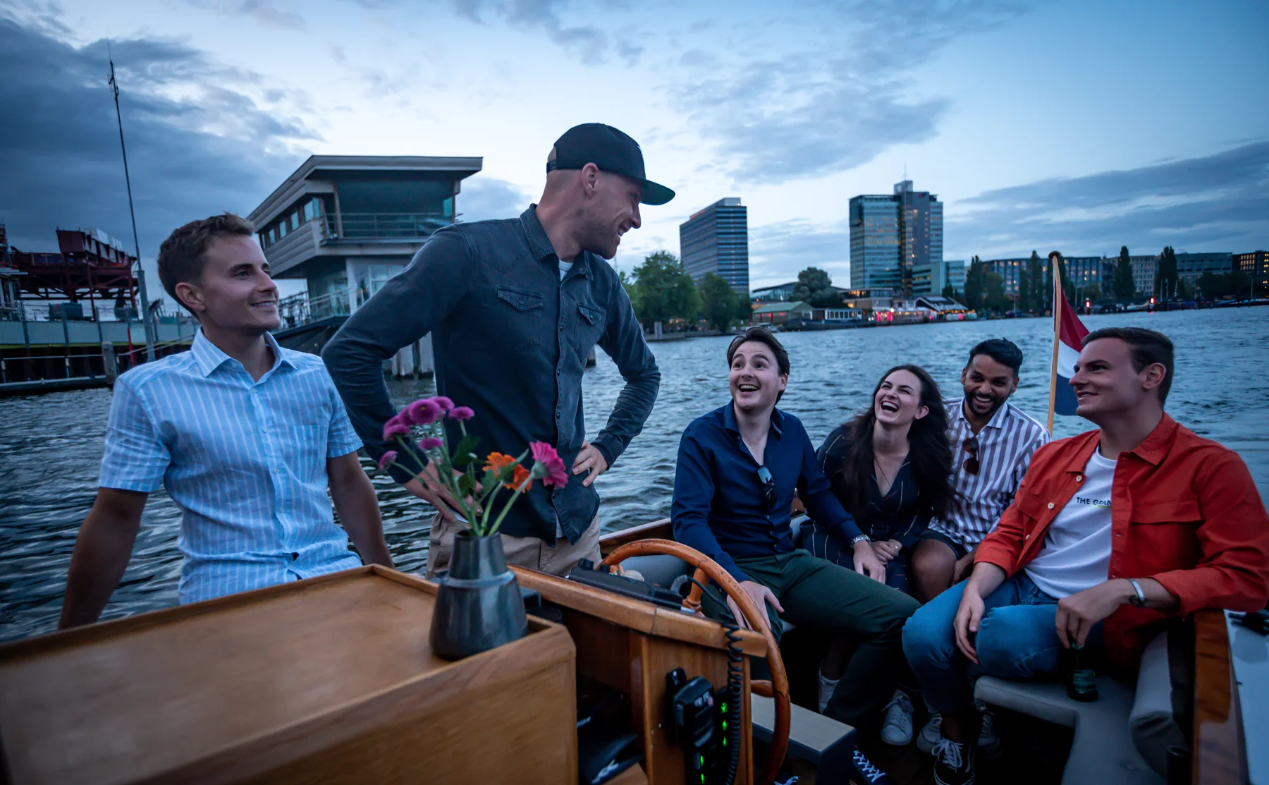 Unlimited Wine Tasting  in Historic Saloon Boat: A Cruise Through Amsterdam's Canals - 1284828
