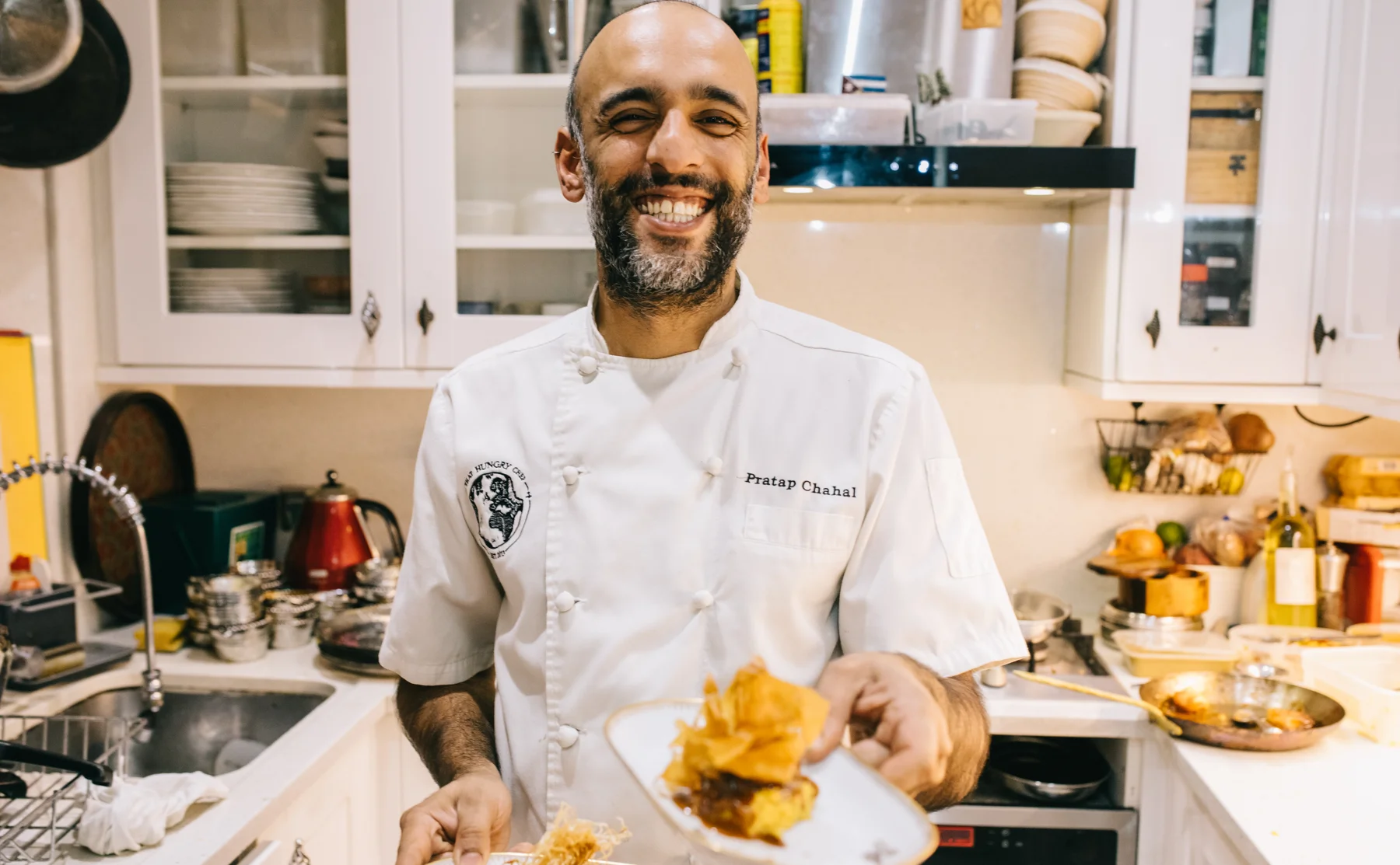 Private Dining Chef Pratap Chahal at his Islington home - 1329020