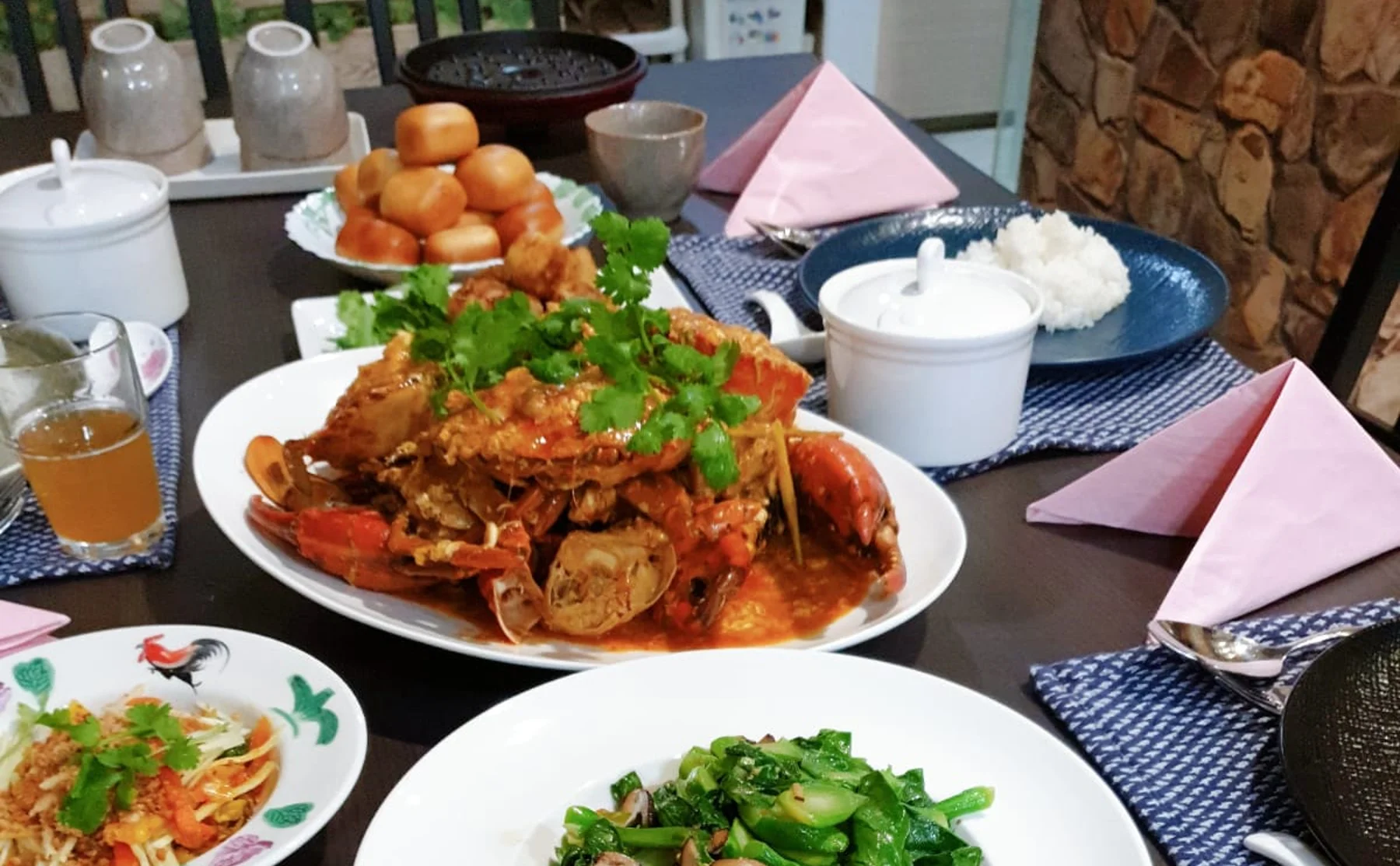 Local Asian fusion dinner in Singapore - 1339523