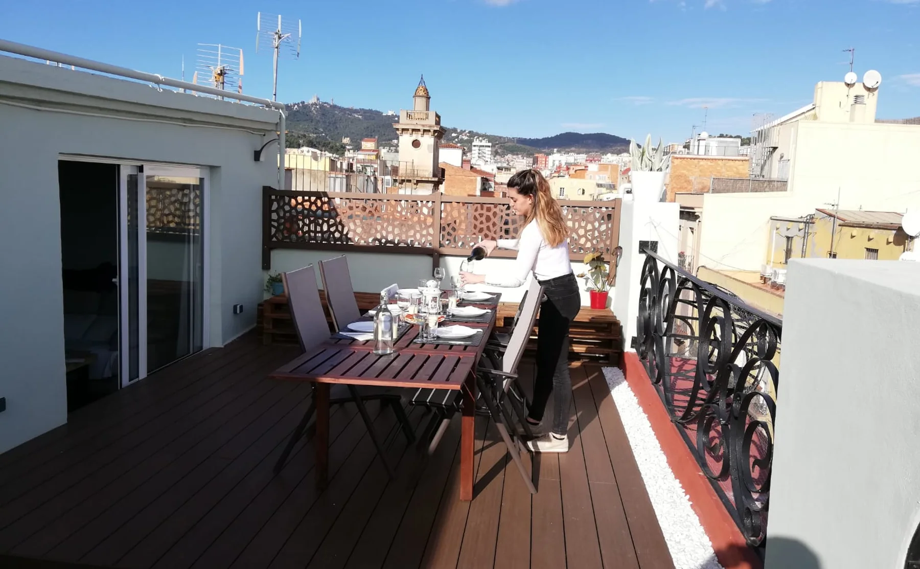 Paella showcooking on a rooftop with BCN views - 1364336