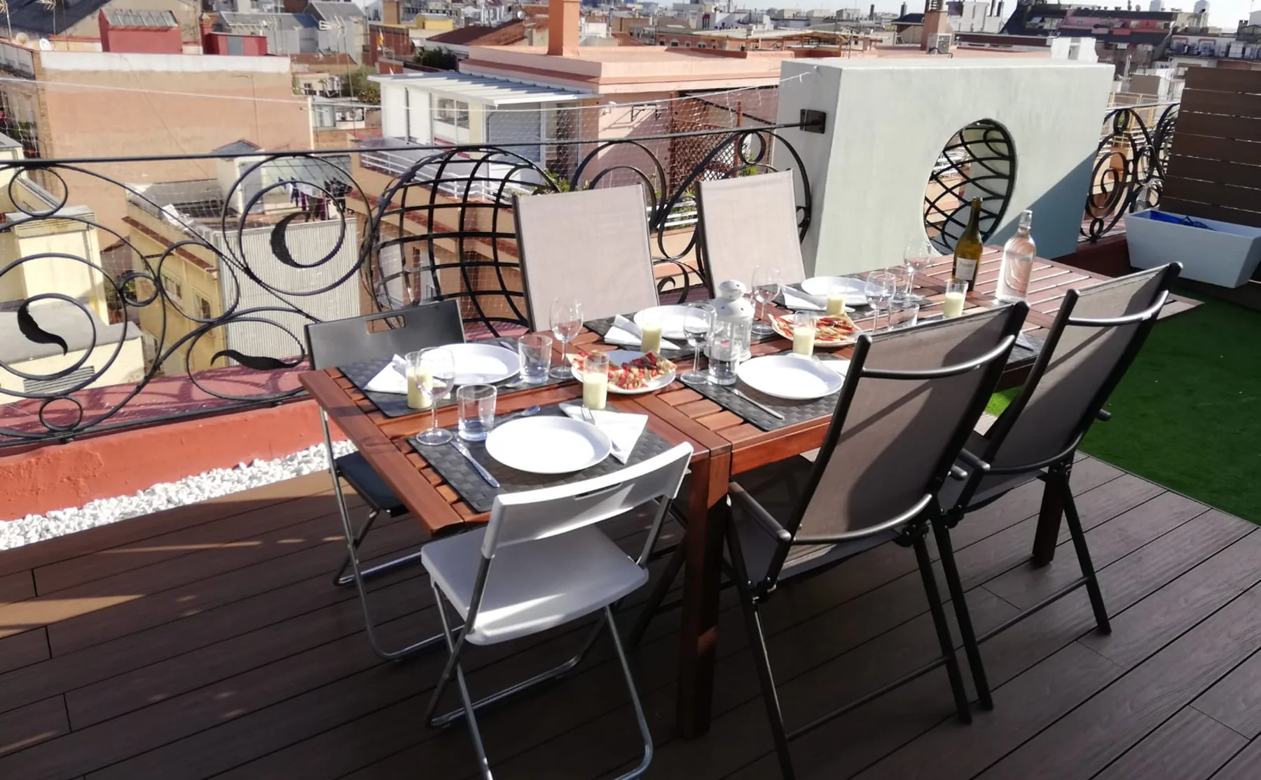 Paella showcooking on a rooftop with BCN views - 1364338