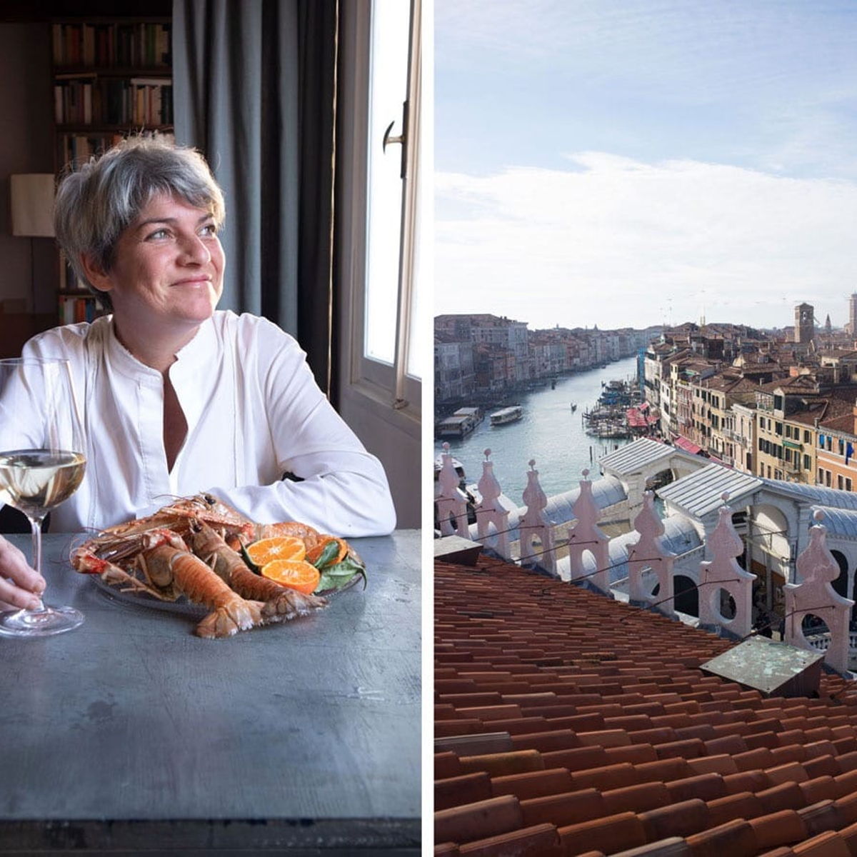 Rialto market tour, cooking class  and lunch in Venice