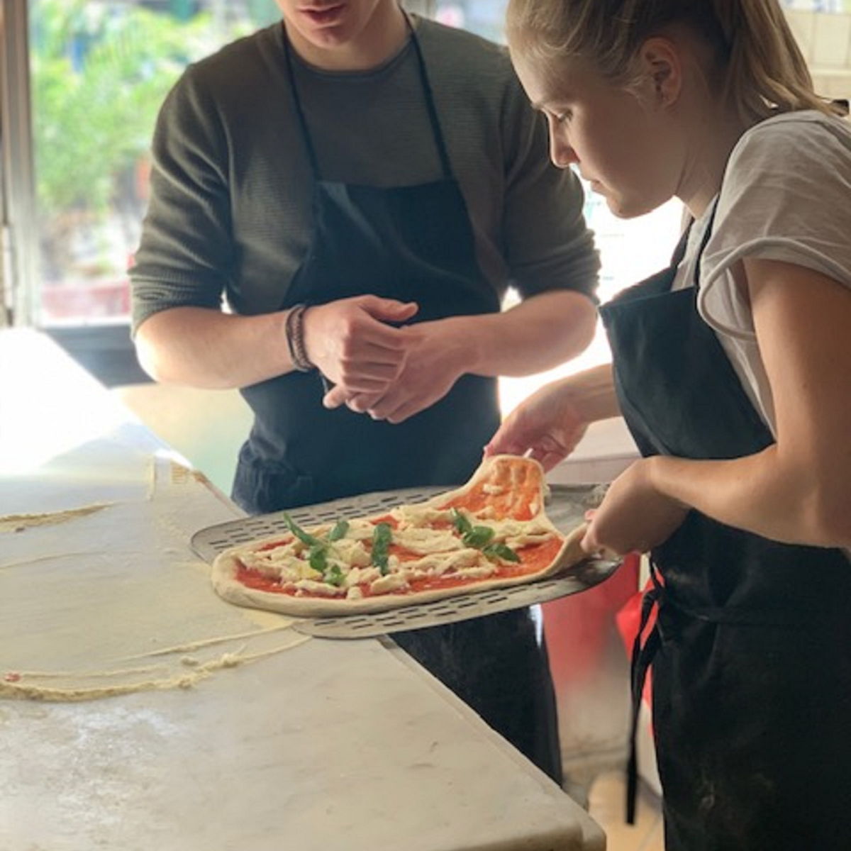 Pizza making class and Dinner in a real Neapolitan pizzeria