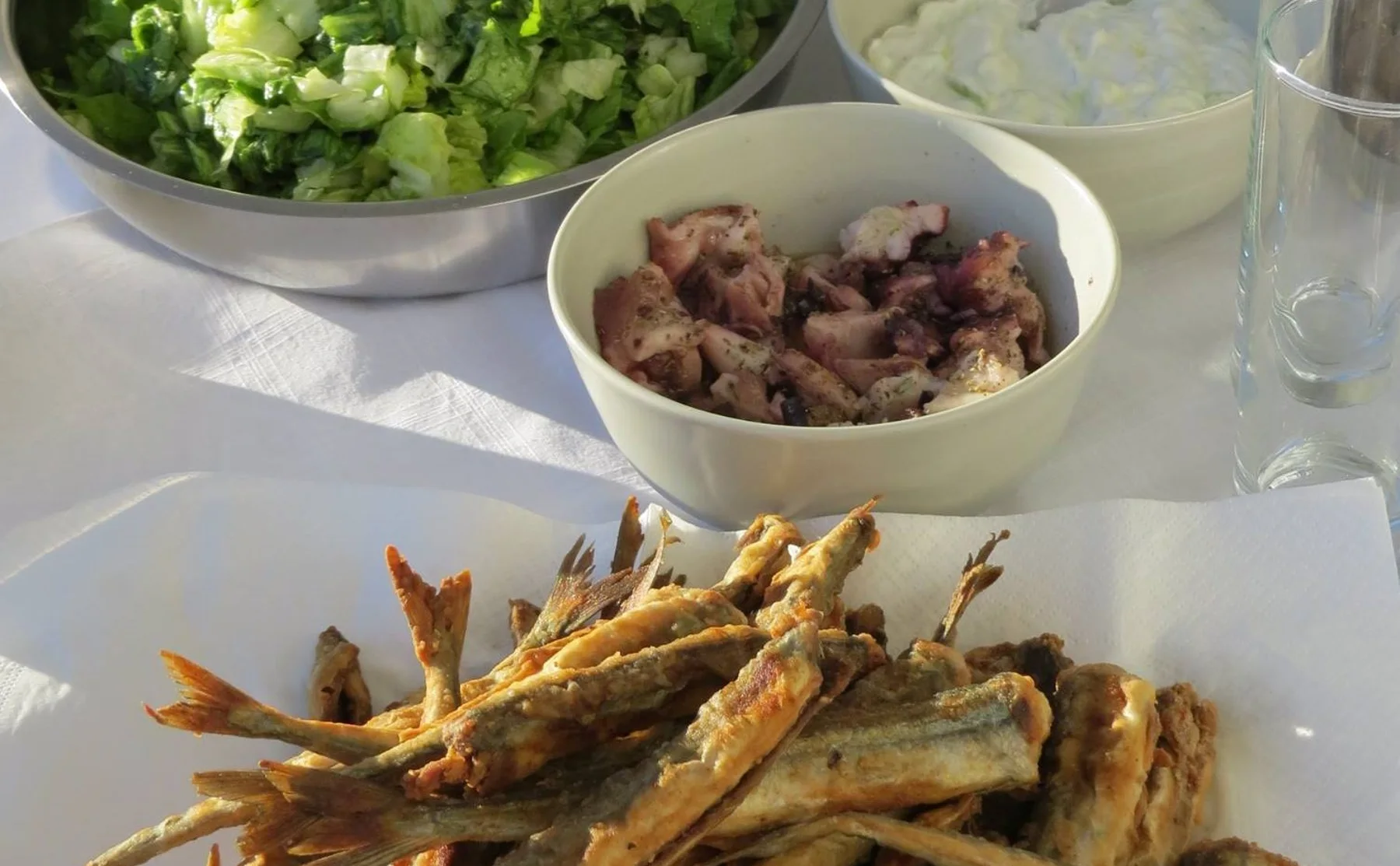Homemade Tsipouro with meze and a sea view  - 1396860