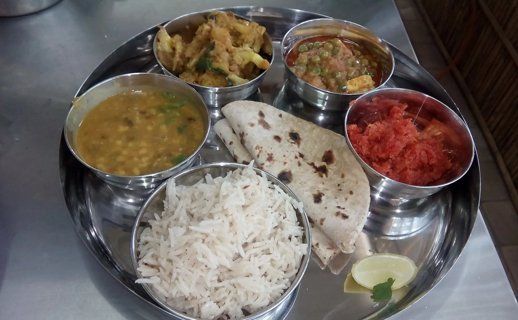 North Indian Zucchini Kofta Curry & Vegetable Pulav - 1424954