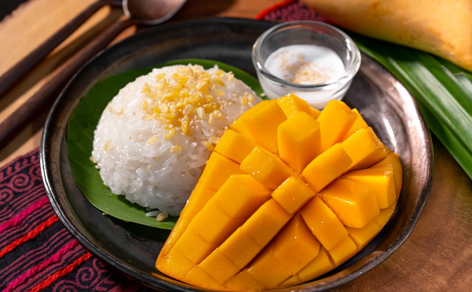 Enjoy Mango Sticky Rice and Thai Coconut Soup - 1431156