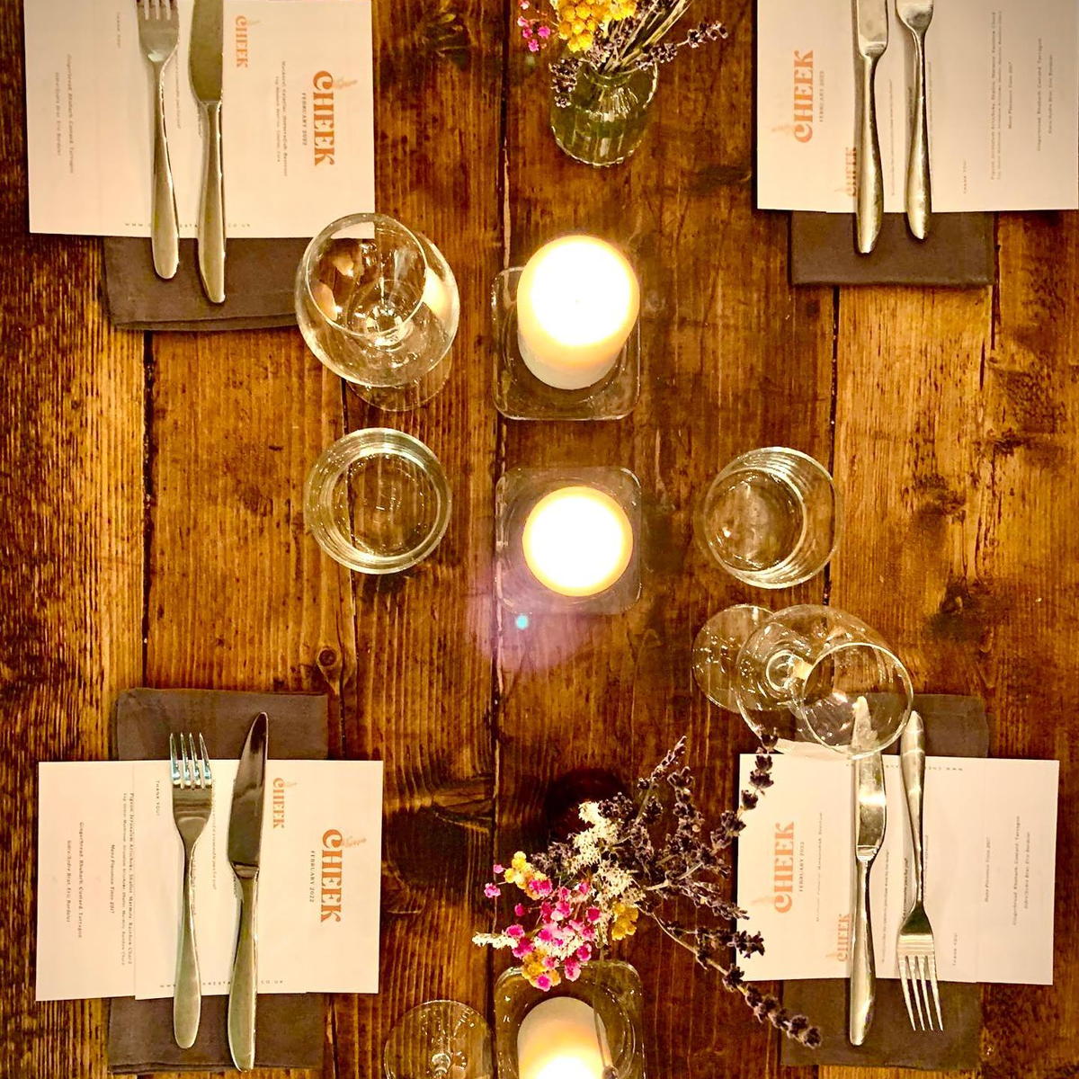 'CHEEK' Modern British Supper Club with Wine Pairing