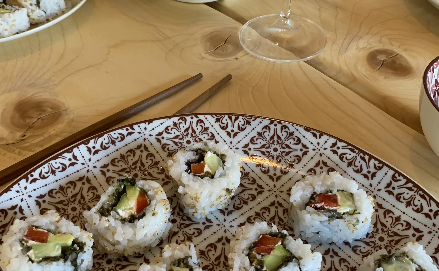 Taller de sushi vegetariano + almuerzo con vino - 1461095