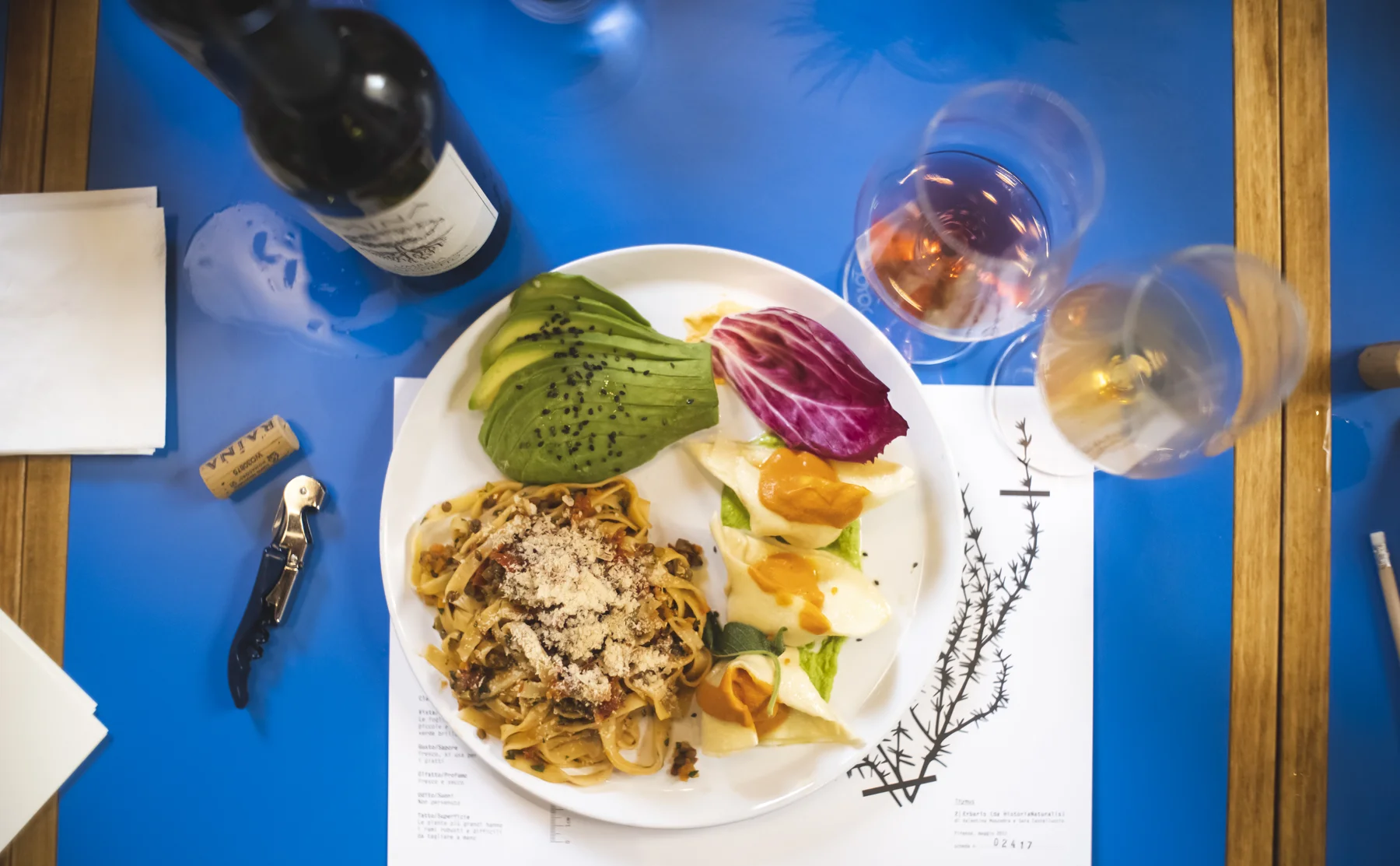 Natural wine & Veggy food pairing in a bookstore - 1477971