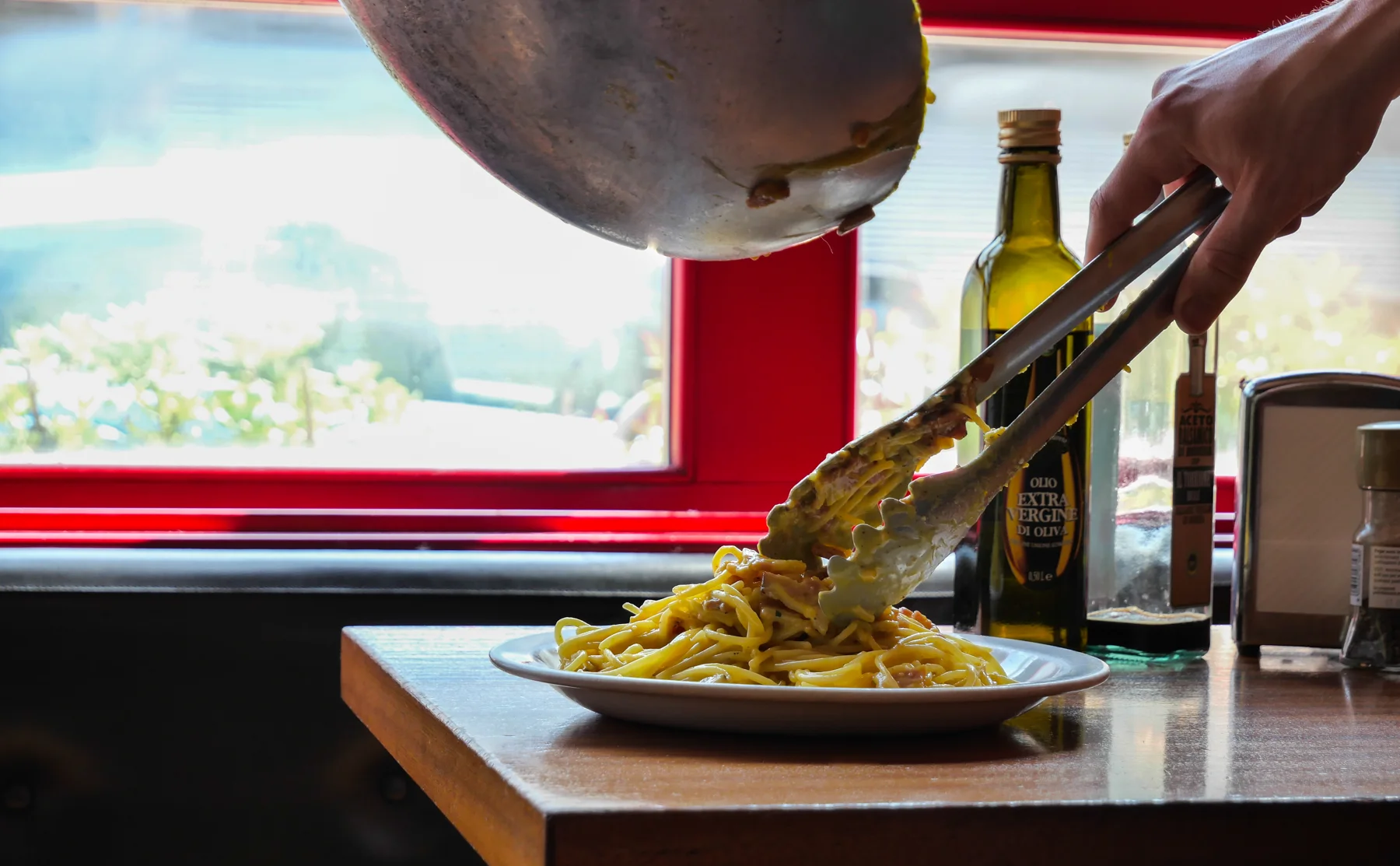 Make Pasta Carbonara from scratch in a Jazz Club  - 1493800