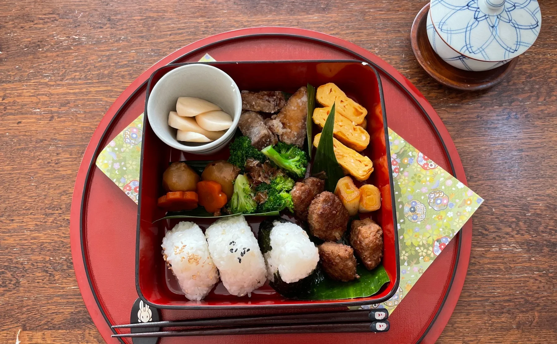 Cooking lesson of Japanese Bento box - 1497952