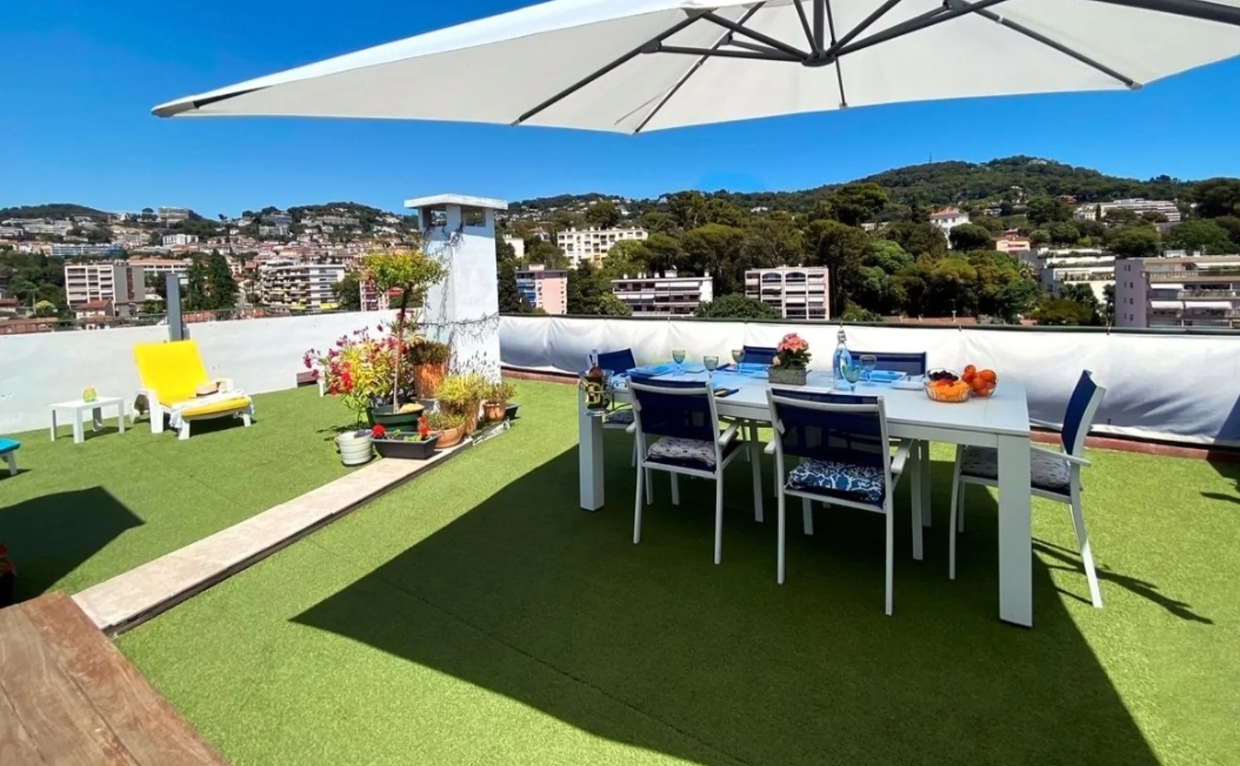 Rooftop Aperitif with Spectacular Côte d'Azur Sunset View - 1513317