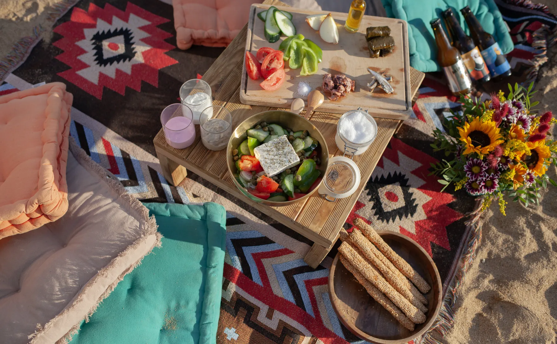 The Greek Meze Picnic on the Beach - 1545483