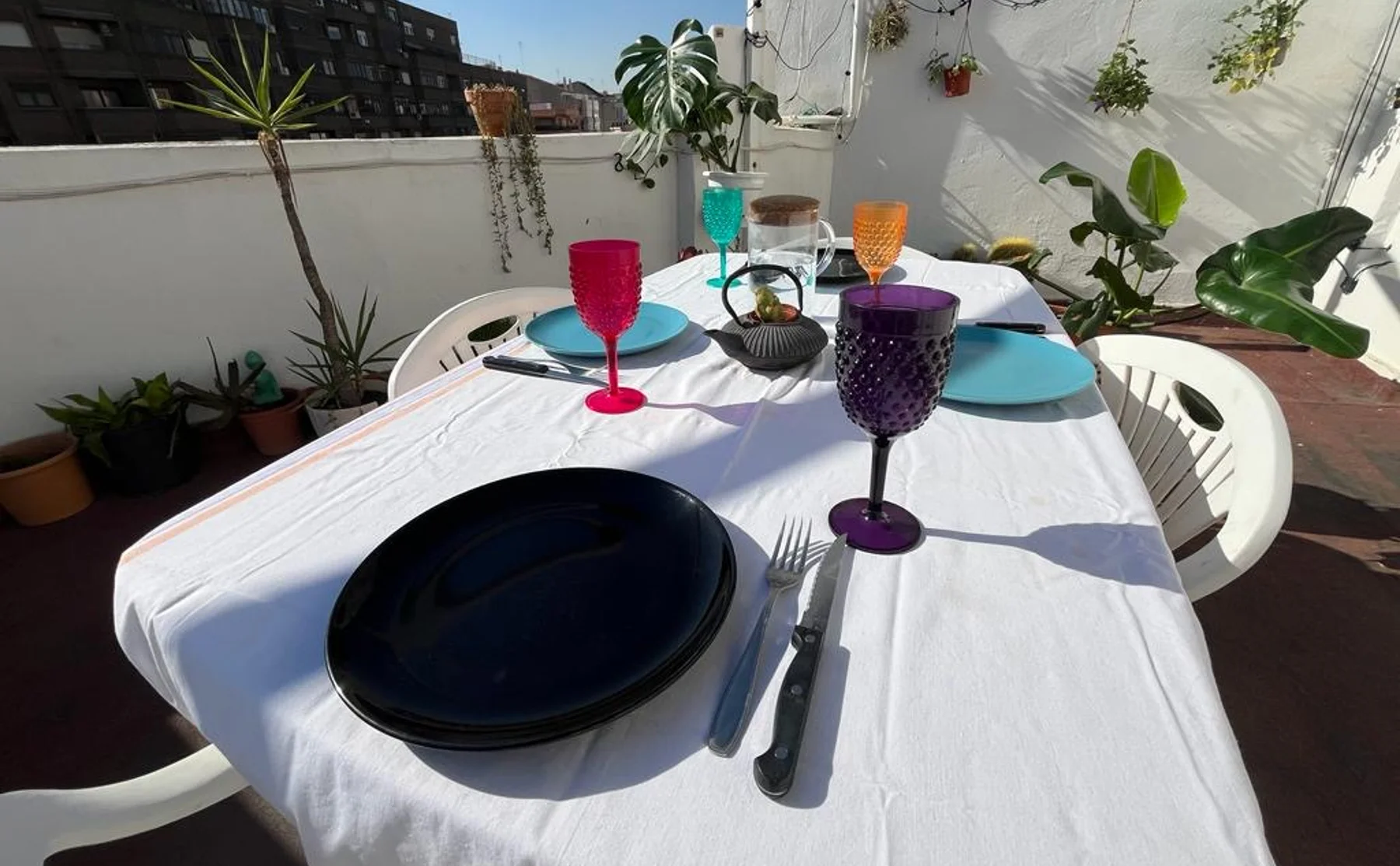 Paella cooking class on a splendid terrace in the sun - 1546958