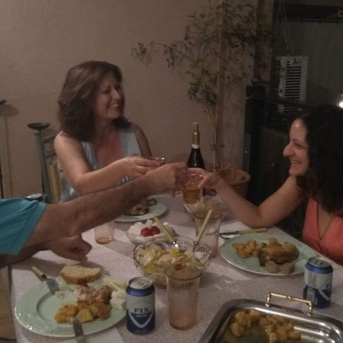 A Greek traditional dinner