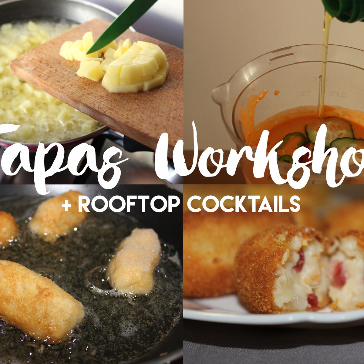 Tapas workshop and cocktails on a Grenada rooftop