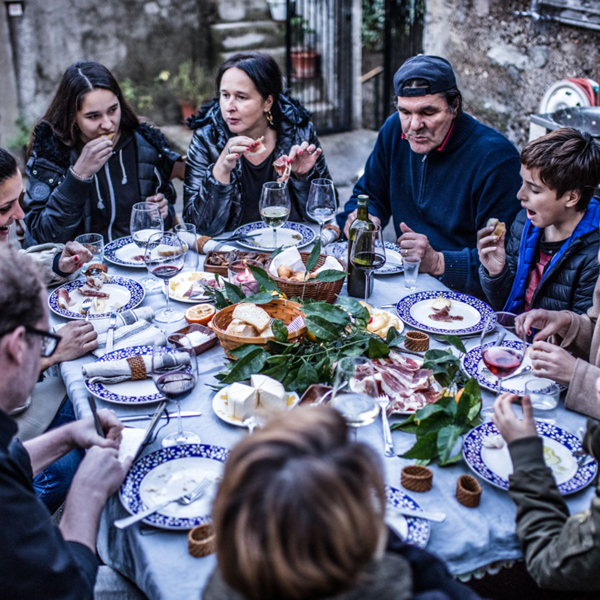 Alfresco Dinner with a Croatian Family