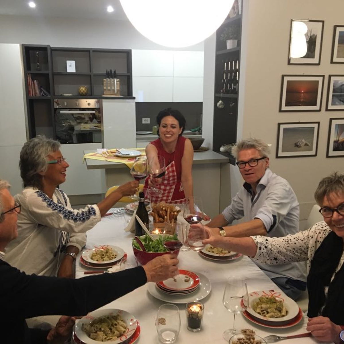 Homegrown Bronte pistachio dinner in Catania
